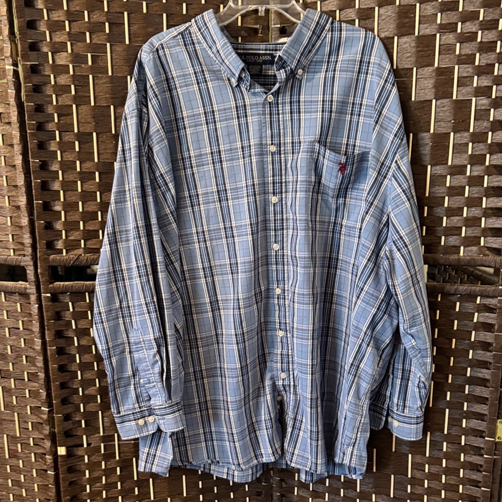 U.S. Polo Assn. Men's Plaid Button-Down Shirt